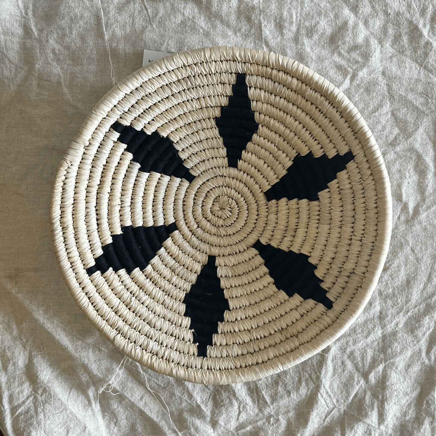 Handwoven Sabai Grass Wall Baskets- Shades of Serenity- Set of 7