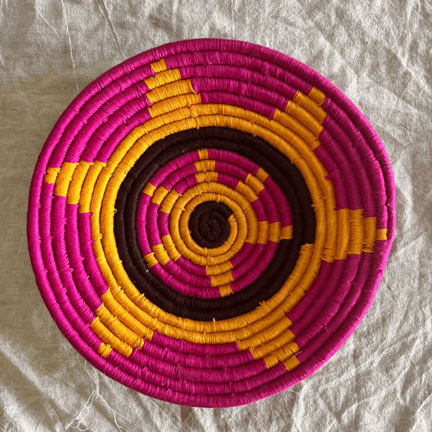 Handwoven Sabai Grass Wall Baskets- Set of 3