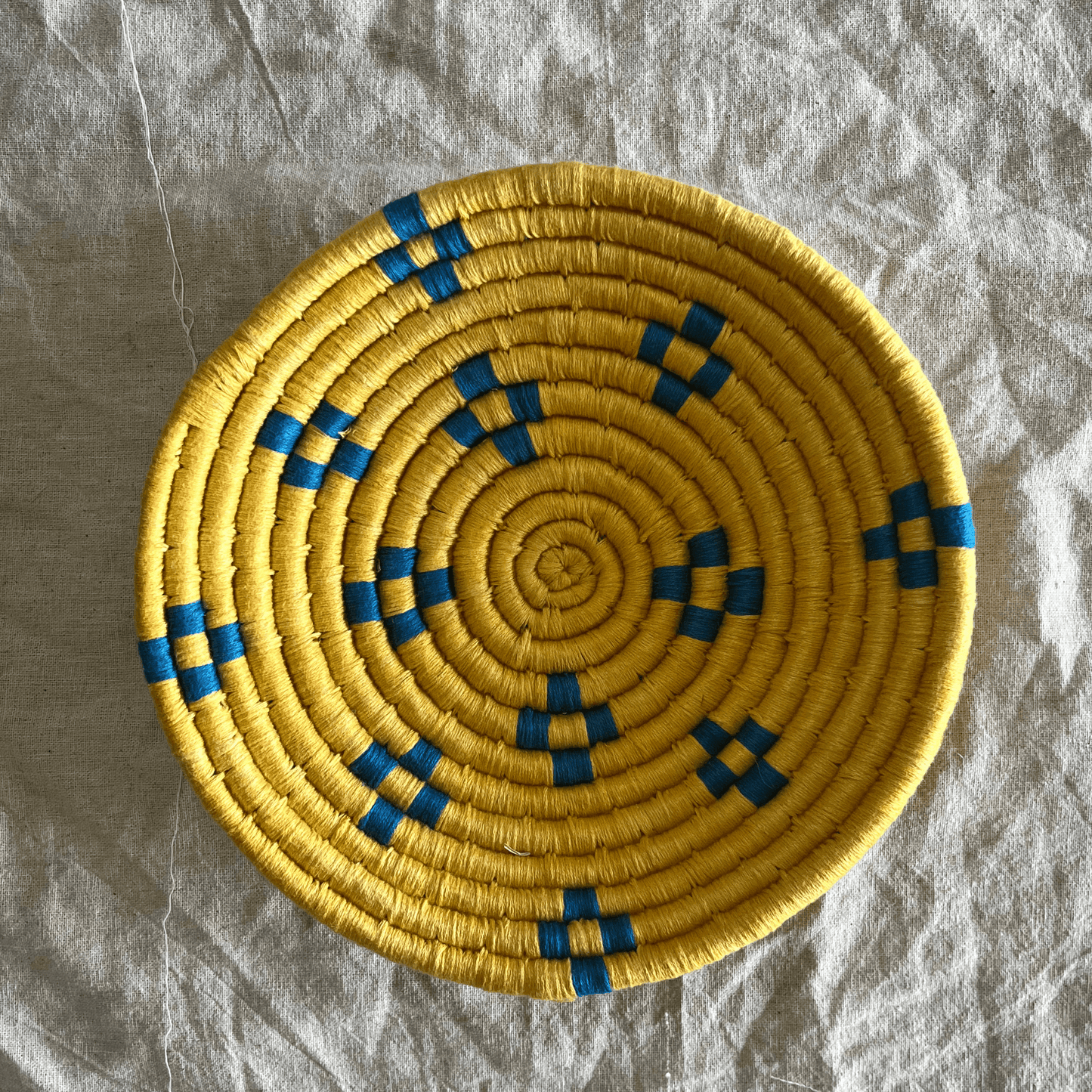 Handwoven Sabai Grass Wall Baskets- Set of 7