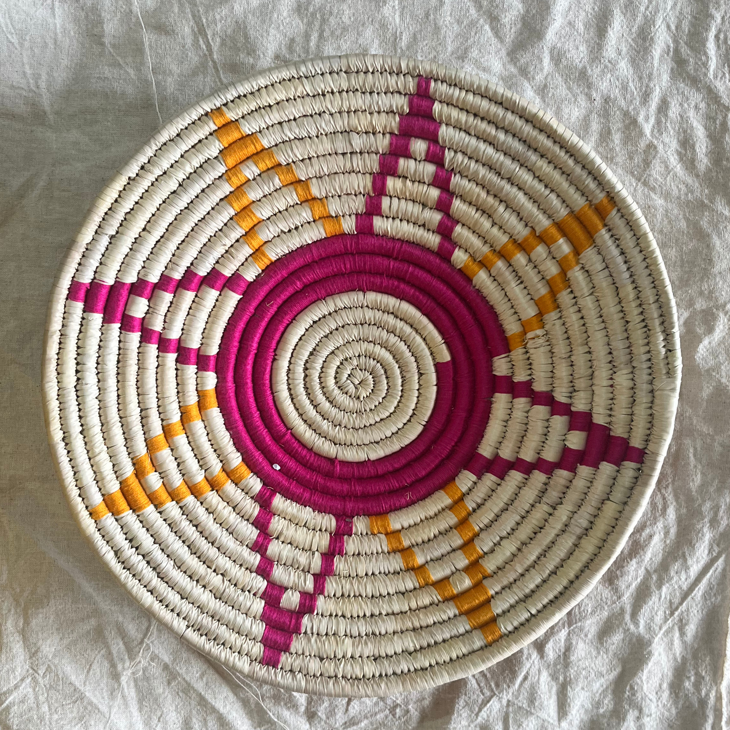 Handwoven Sabai Grass Wall Baskets- The Wall of Dreams- Set of 23