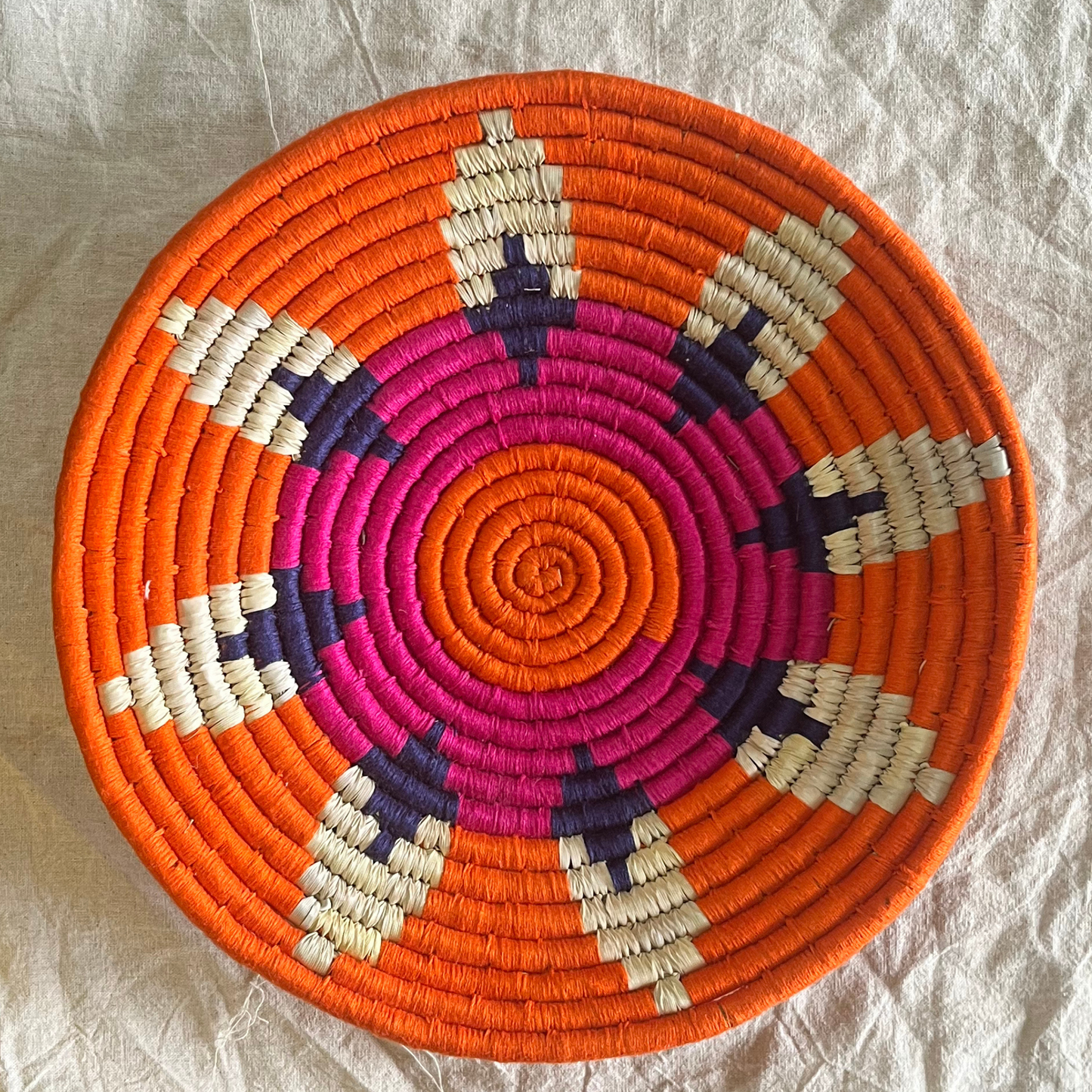 Handwoven Sabai Grass Wall Baskets- The Wall of Dreams- Set of 23
