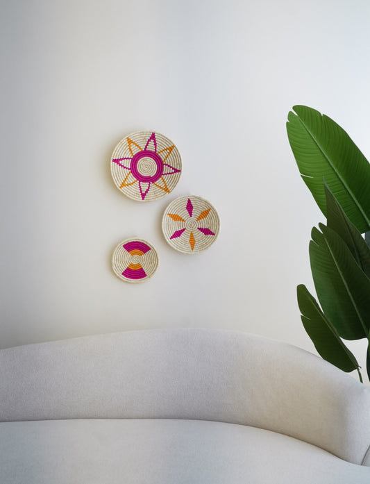 Sabai Grass Wall Art- Set of 3