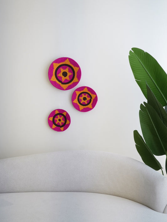 Sabai Grass Wall Art- Set of 3