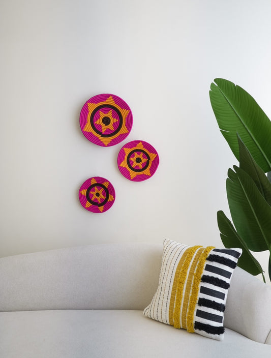 Sabai Grass Wall Art- Set of 3