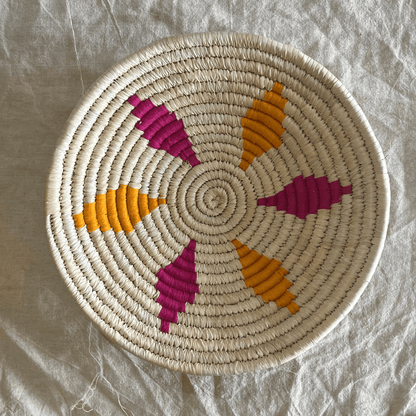 Handwoven Sabai Grass Wall Baskets- Set of 7