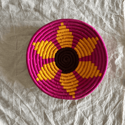 Handwoven Sabai Grass Wall Baskets- The Wall of Dreams- Set of 23